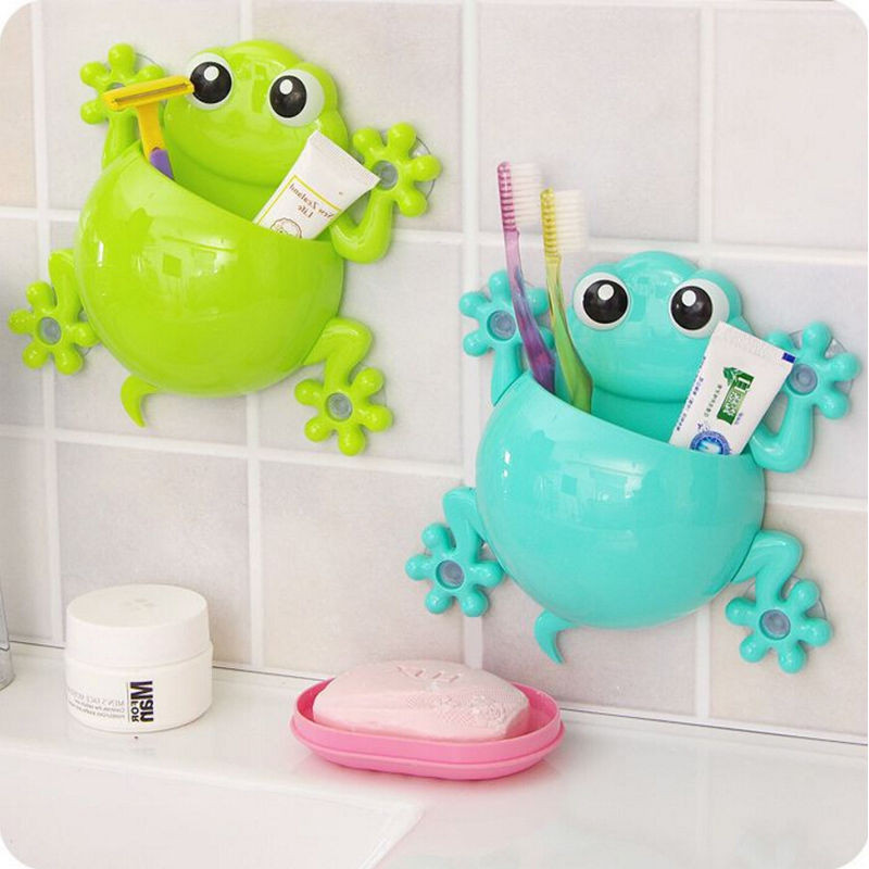 Best ideas about DIY Toothbrush Holder
. Save or Pin DIY Animal Frog Silicone Toothbrush Holder Family Wall Now.