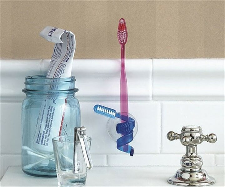 Best ideas about DIY Toothbrush Holder
. Save or Pin 24 DIY Toothbrush Holder Ideas Now.