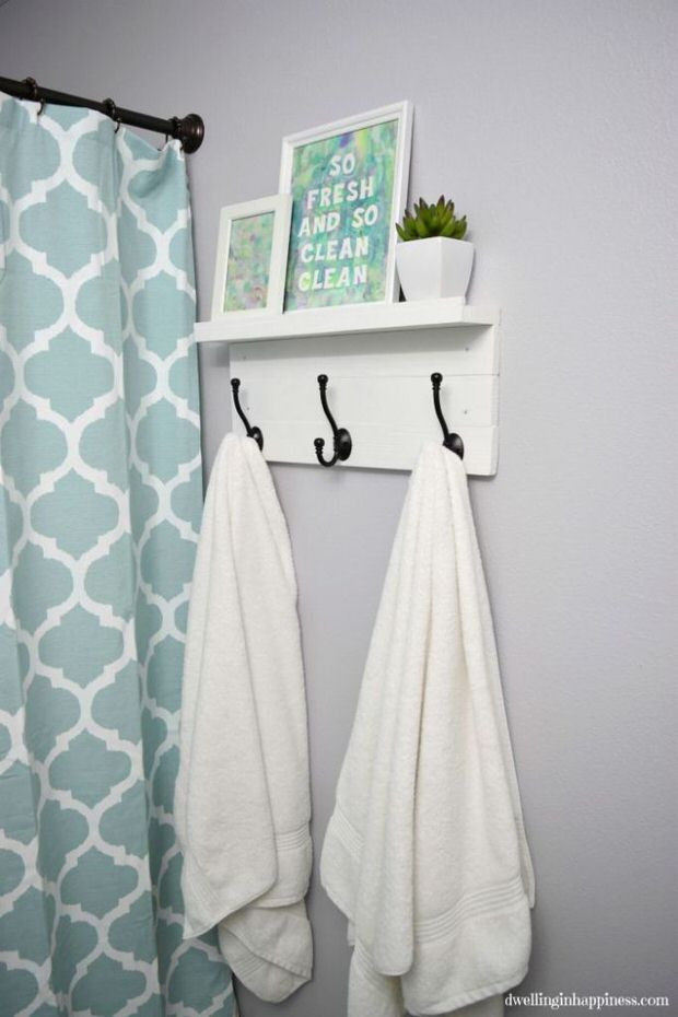 Best ideas about DIY Towel Rack
. Save or Pin 10 Clever DIY Towel Racks • The Bud Decorator Now.