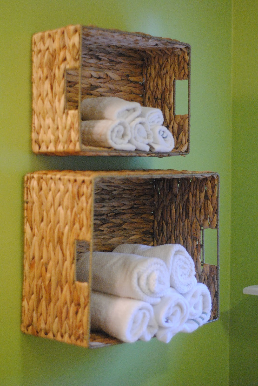 Best ideas about DIY Towel Storage
. Save or Pin DIY Bathroom Towel Storage in Under 5 Minutes Now.