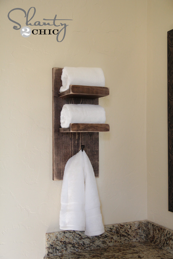 Best ideas about DIY Towel Storage
. Save or Pin Super Cute DIY Towel Holder Shanty 2 Chic Now.