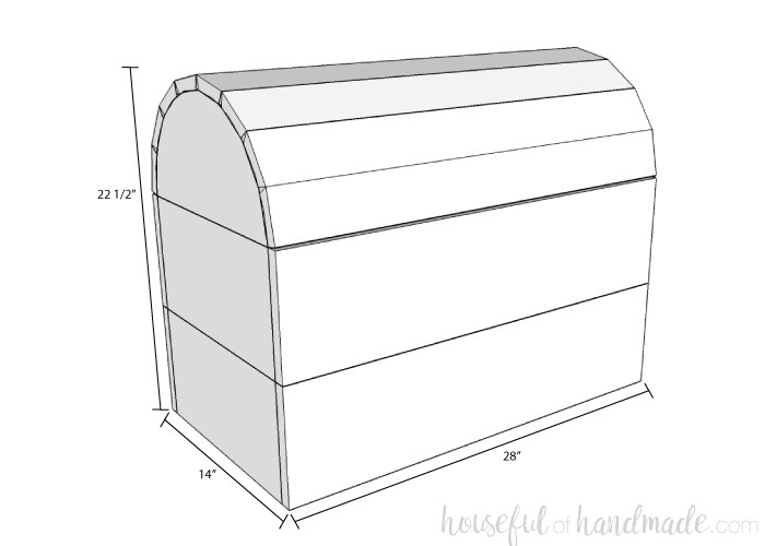 Best ideas about DIY Toy Box Plans
. Save or Pin DIY Treasure Chest Toy Box Page 2 of 2 Houseful of Now.
