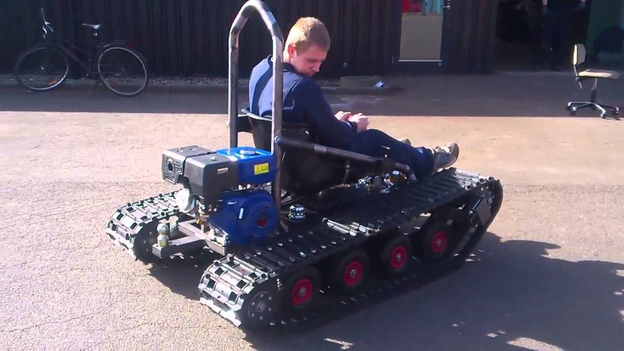 Best ideas about DIY Tracked Vehicles
. Save or Pin Home made tracked vehicle First test Drive Now.