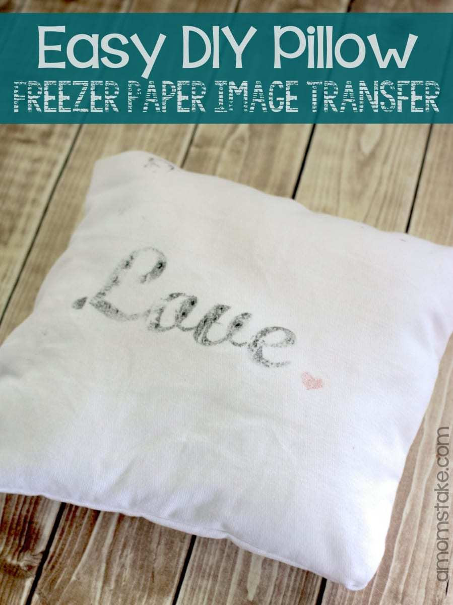 Best ideas about DIY Transfer Paper
. Save or Pin DIY Pillow Freezer Paper Image Transfer A Mom s Take Now.