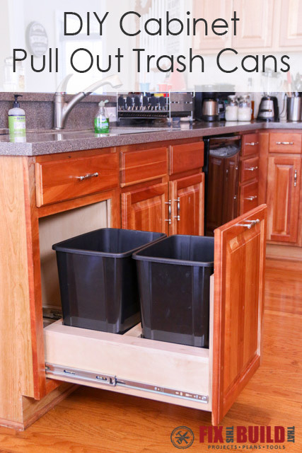 Best ideas about DIY Trash Can Cabinet
. Save or Pin DIY Pull Out Trash Can Now.