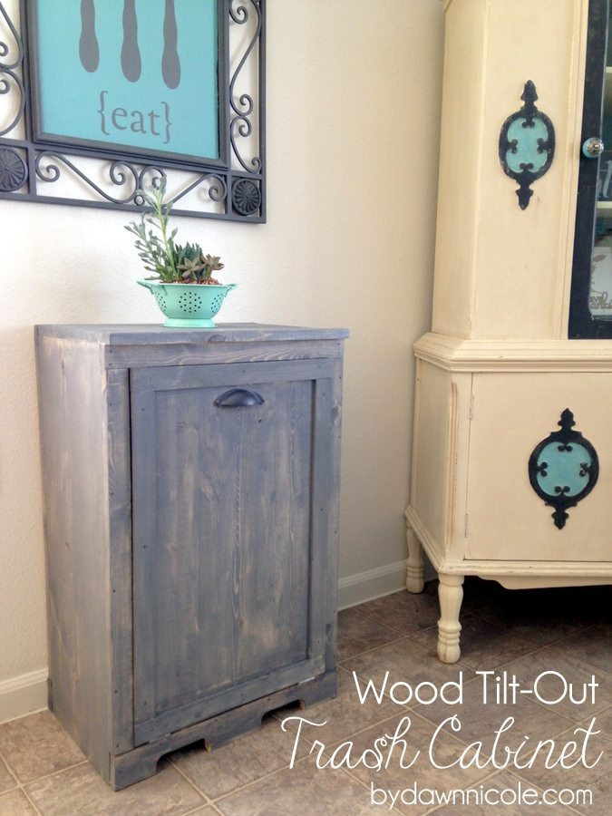 Best ideas about DIY Trash Can Cabinet
. Save or Pin Wood Tilt Out Trash Can Cabinet Now.