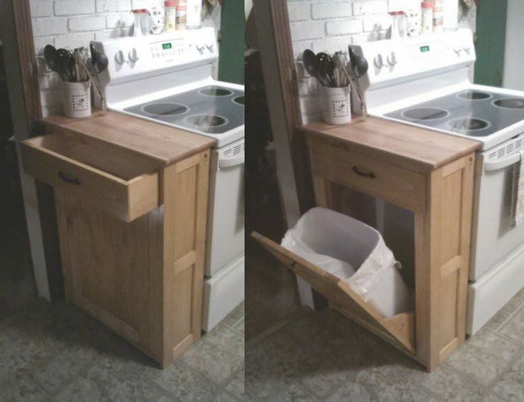 Best ideas about DIY Trash Can Cabinet
. Save or Pin Tilt Out Trash Can and Recycle Can That You Can Craft by Now.