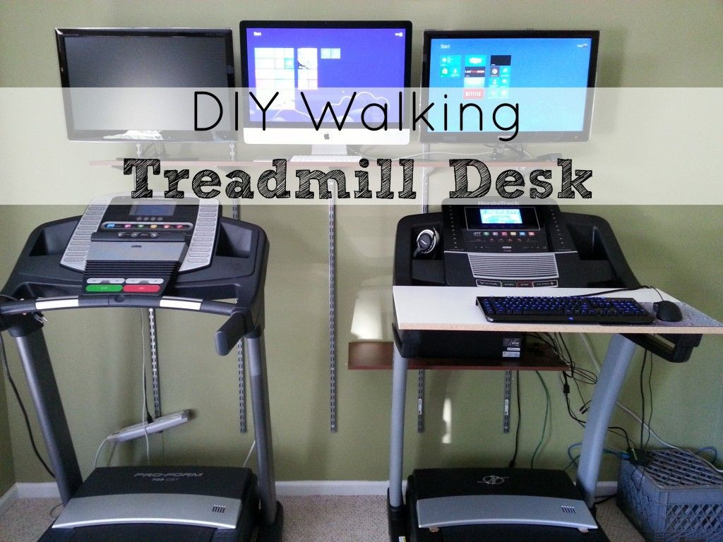 Best ideas about DIY Treadmill Desk
. Save or Pin DIY Walking Treadmill Desk and Shelves Installed Now.