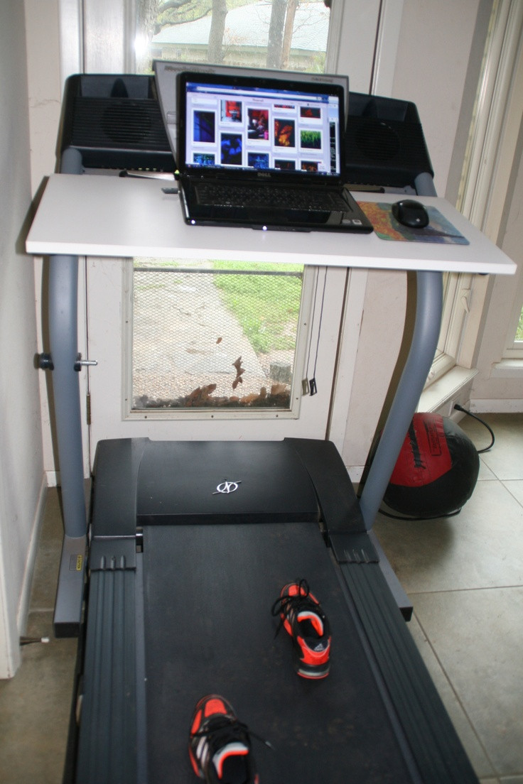 Best ideas about DIY Treadmill Desk
. Save or Pin DIY treadmill desk I wiiiiiiish I could put something Now.