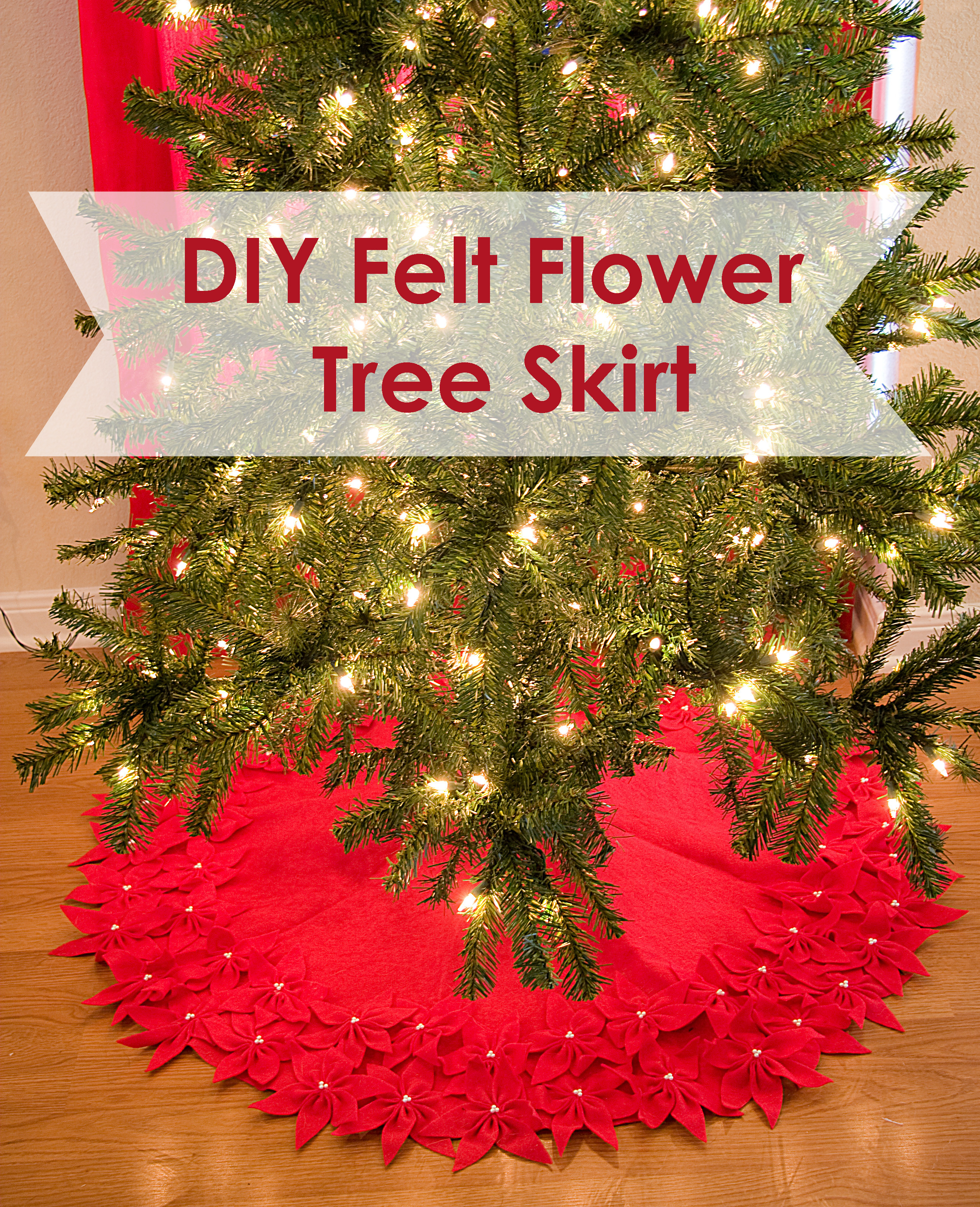 Best ideas about DIY Tree Skirt
. Save or Pin Beautiful DIY Felt Flower Tree Skirt Now.
