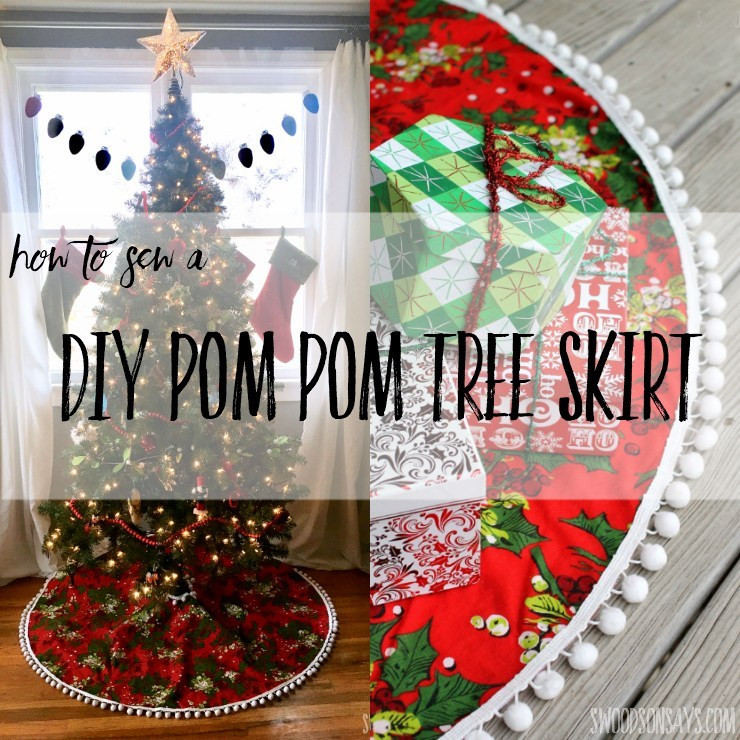 Best ideas about DIY Tree Skirt
. Save or Pin How To Sew a DIY Pom Pom Tree Skirt Swoodson Says Now.
