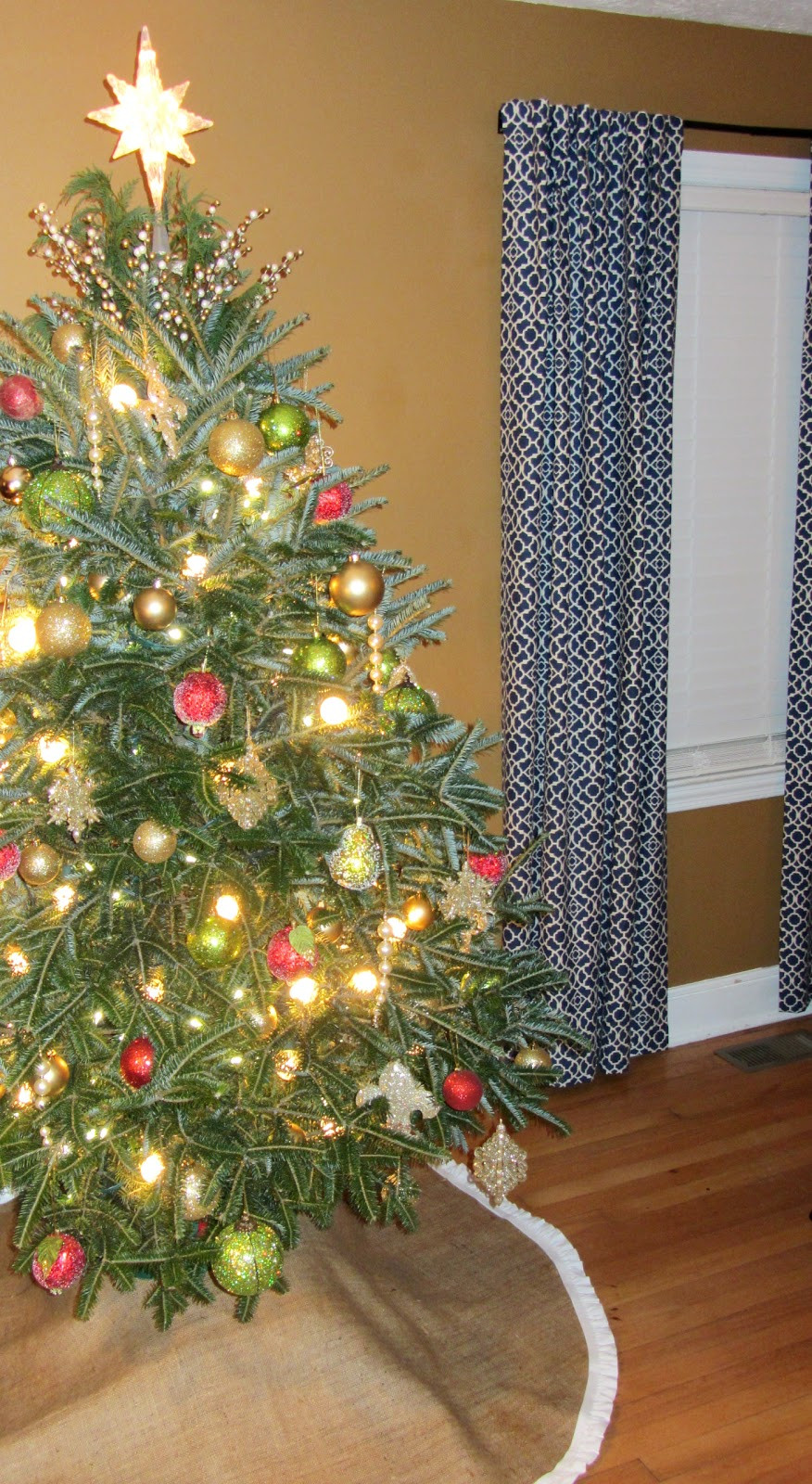 Best ideas about DIY Tree Skirt
. Save or Pin Love it by Morgan DIY No Sew Burlap Tree Skirt Now.