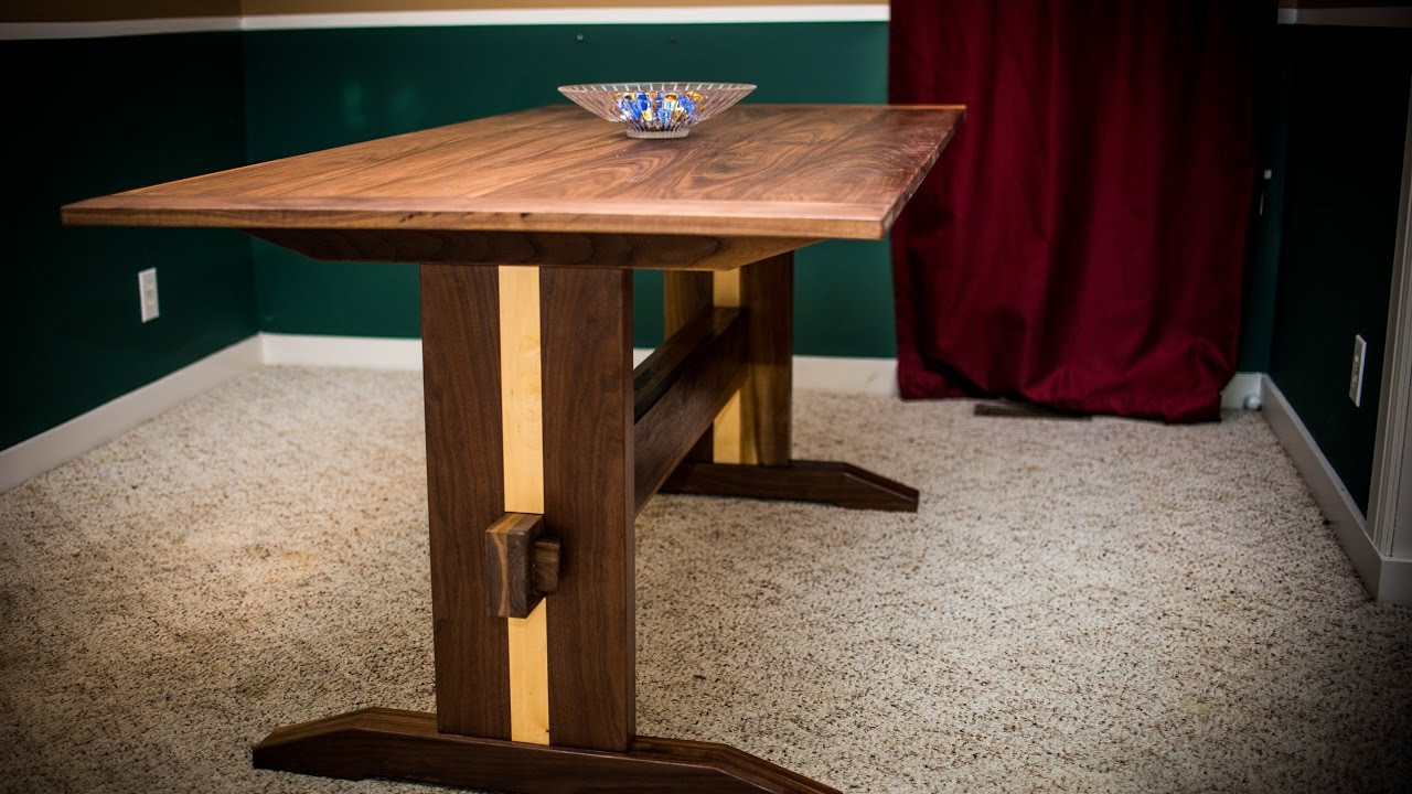 Best ideas about DIY Trestle Table
. Save or Pin DIY Walnut Trestle Table Now.