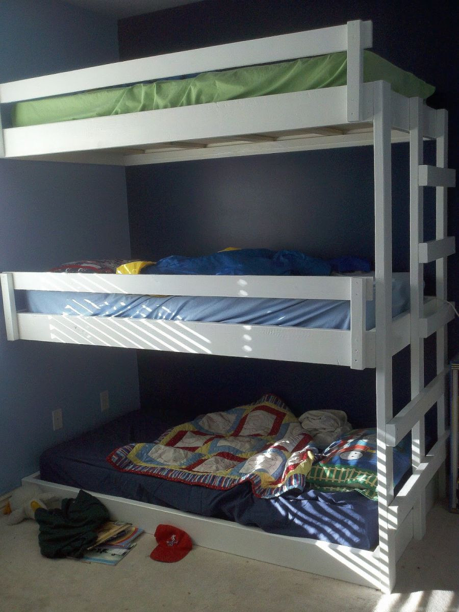 Best ideas about DIY Triple Bunk Bed
. Save or Pin Saving Space And Staying Stylish With Triple Bunk Beds Now.