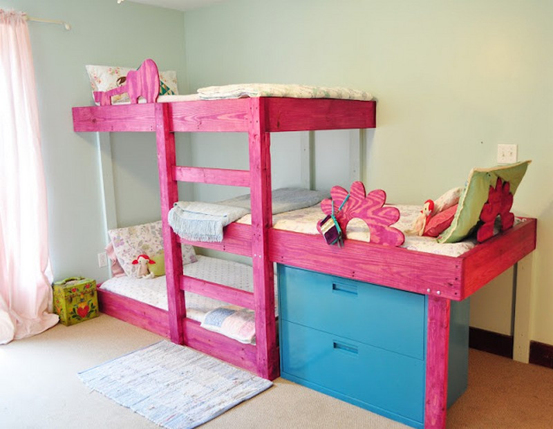 Best ideas about DIY Triple Bunk Bed Plans
. Save or Pin DIY Triple Bunk Bed Now.