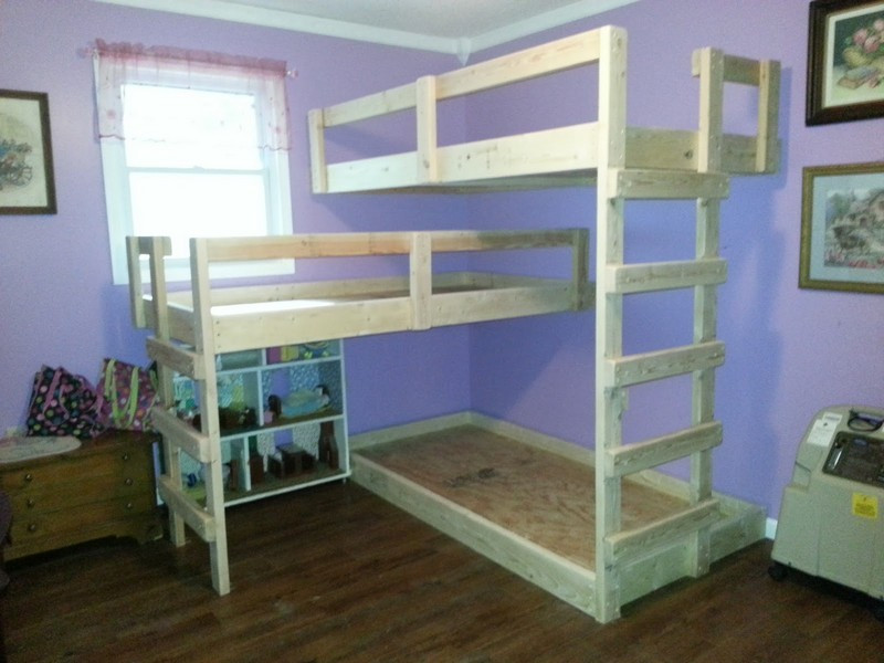 Best ideas about DIY Triple Bunk Beds
. Save or Pin DIY Triple Bunk Bed Now.