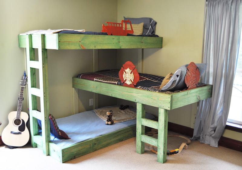 Best ideas about DIY Triple Bunk Beds
. Save or Pin The Handmade Dress Triple Bunk Bed Plans Now.