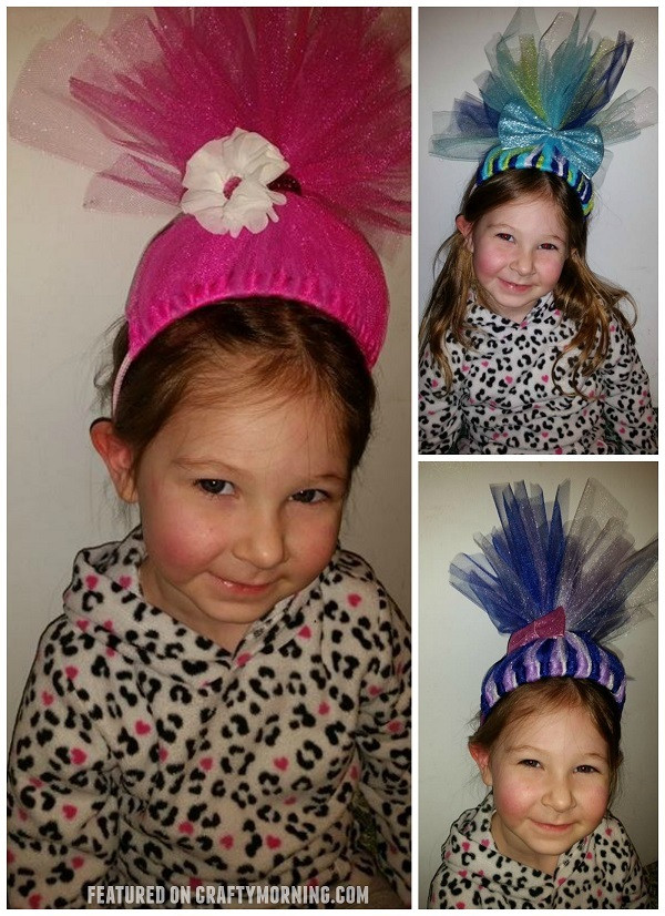 Best ideas about DIY Troll Hair
. Save or Pin DIY Tulle Troll Headbands Crafty Morning Now.