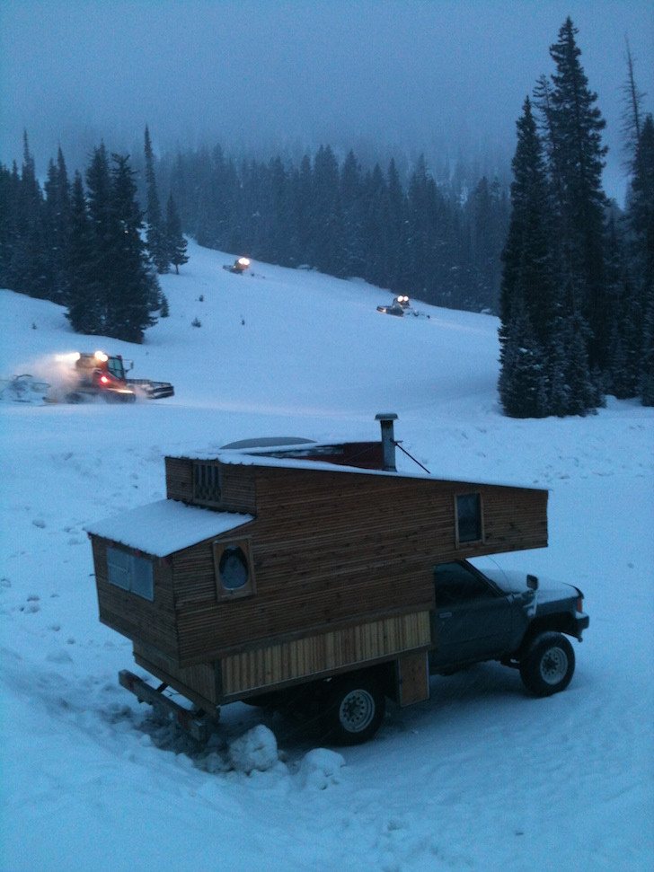 Best ideas about DIY Truck Bed Camper
. Save or Pin DIY Truck Camper Made From Reclaimed Materials Now.