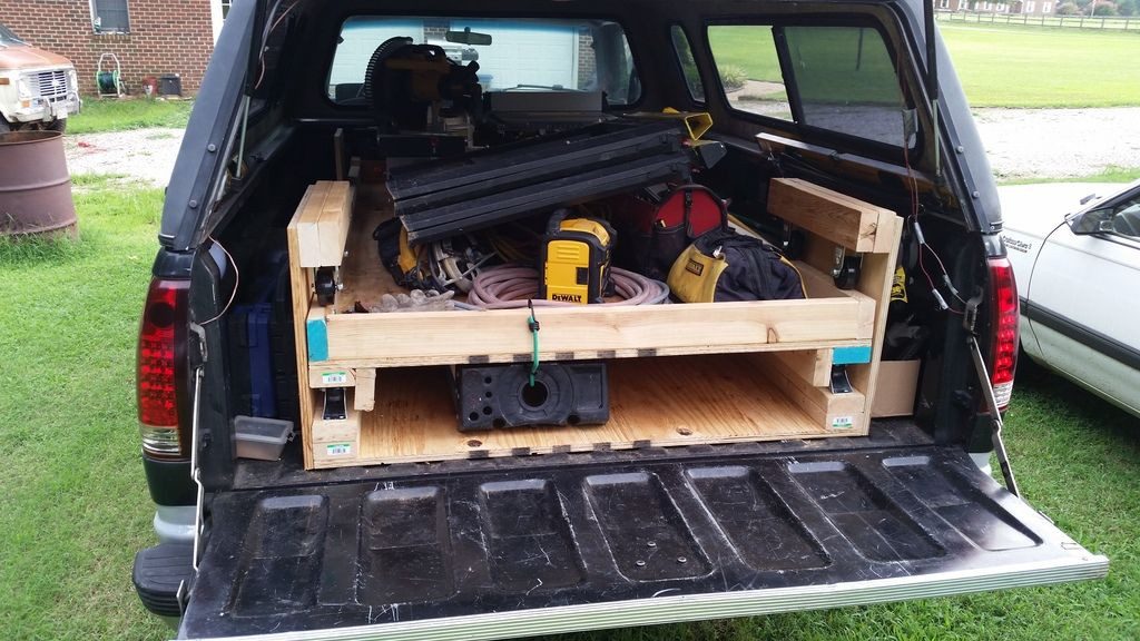 Best ideas about DIY Truck Bed Slide
. Save or Pin DIY Truck Bed Slide Out Woodworking Talk Woodworkers Forum Now.