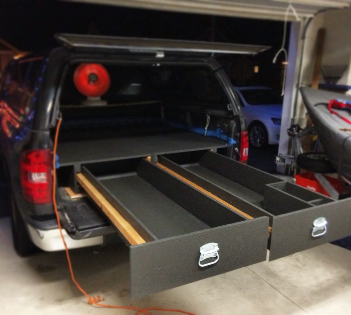 Best ideas about DIY Truck Bed Storage Plans
. Save or Pin DIY truck bed storage system Now.