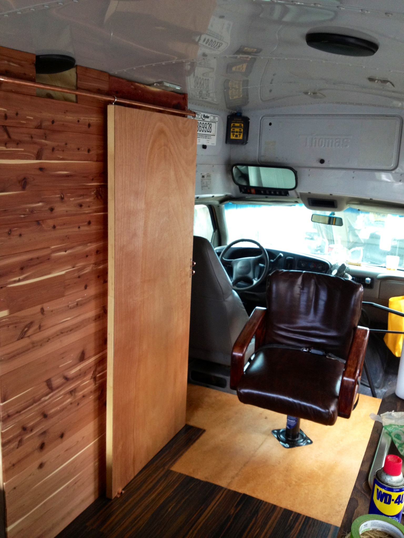 Best ideas about DIY Truck Camper With Bathroom
. Save or Pin DIY sliding barn style door for our bus RV conversion Now.