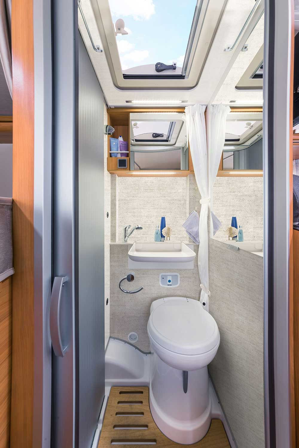 Best ideas about DIY Truck Camper With Bathroom
. Save or Pin HYMER Van stylish fittings bathroom motorhome Now.