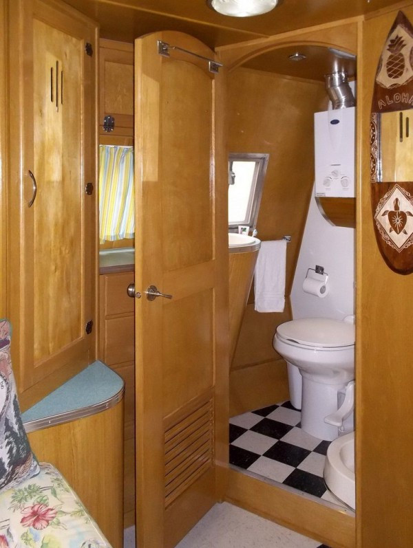 Best ideas about DIY Truck Camper With Bathroom
. Save or Pin Man Rehabs Old Travel Trailer into DIY Tiny House for Travels Now.