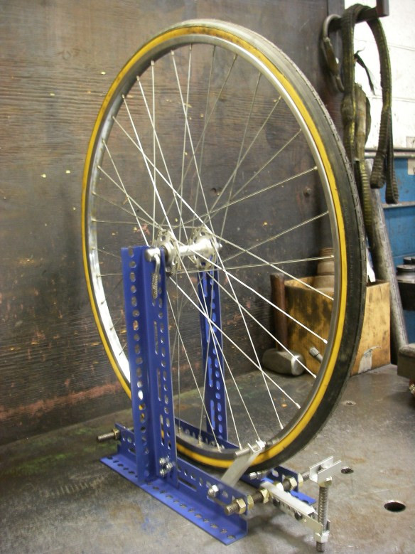 Best ideas about DIY Truing Stand
. Save or Pin Scrap Metal Challenge DIY Bike Wheel Truing Stand Now.