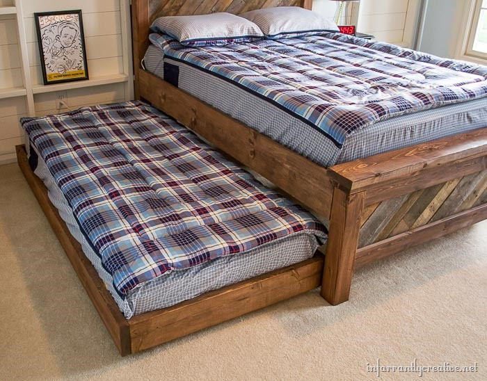 Best ideas about DIY Trundle Bed
. Save or Pin DIY Rolling Trundle Bed Plans Infarrantly Creative Now.