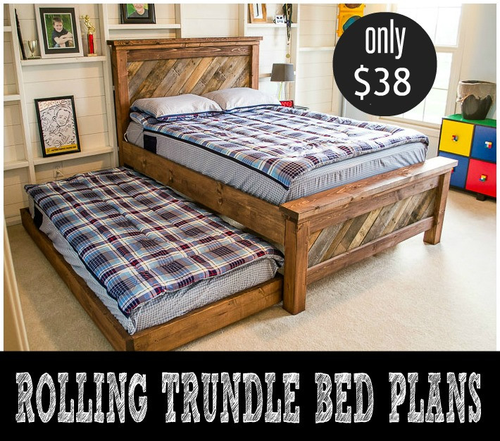 Best ideas about DIY Trundle Bed Plans
. Save or Pin DIY Rolling Trundle Bed Plans Now.