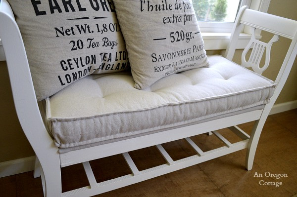 Best ideas about DIY Tufted Bench Cushion
. Save or Pin DIY Tufted French Mattress Cushion Ballard Catalog Knockoff Now.