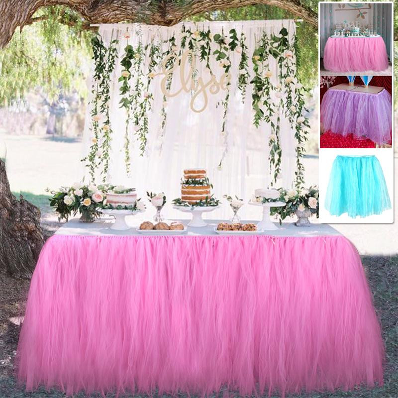 Best ideas about DIY Tulle Table Skirt
. Save or Pin Tutu Table Skirt Tulle Tableware DIY Tablecloth Skirts Now.