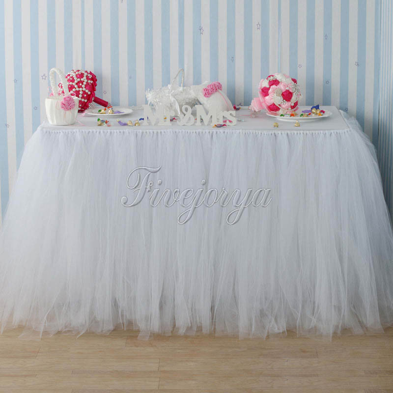 Best ideas about DIY Tulle Table Skirt
. Save or Pin Handmade White Color Tulle TUTU Table Skirt 100cm x 80cm Now.