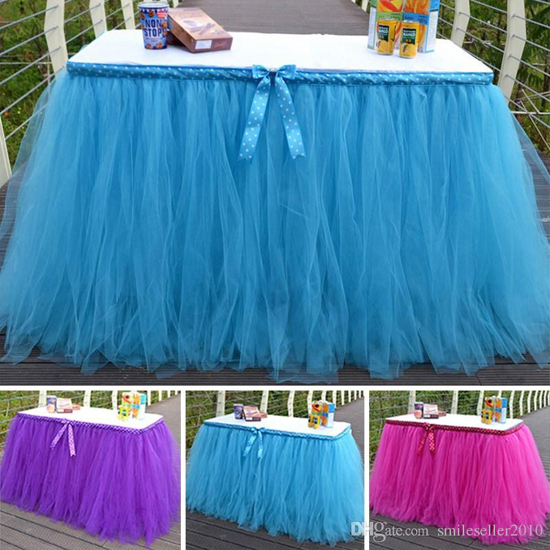 Best ideas about DIY Tulle Table Skirt
. Save or Pin Diy Tulle Tutu Table Skirt For Wedding Decoration Event Now.