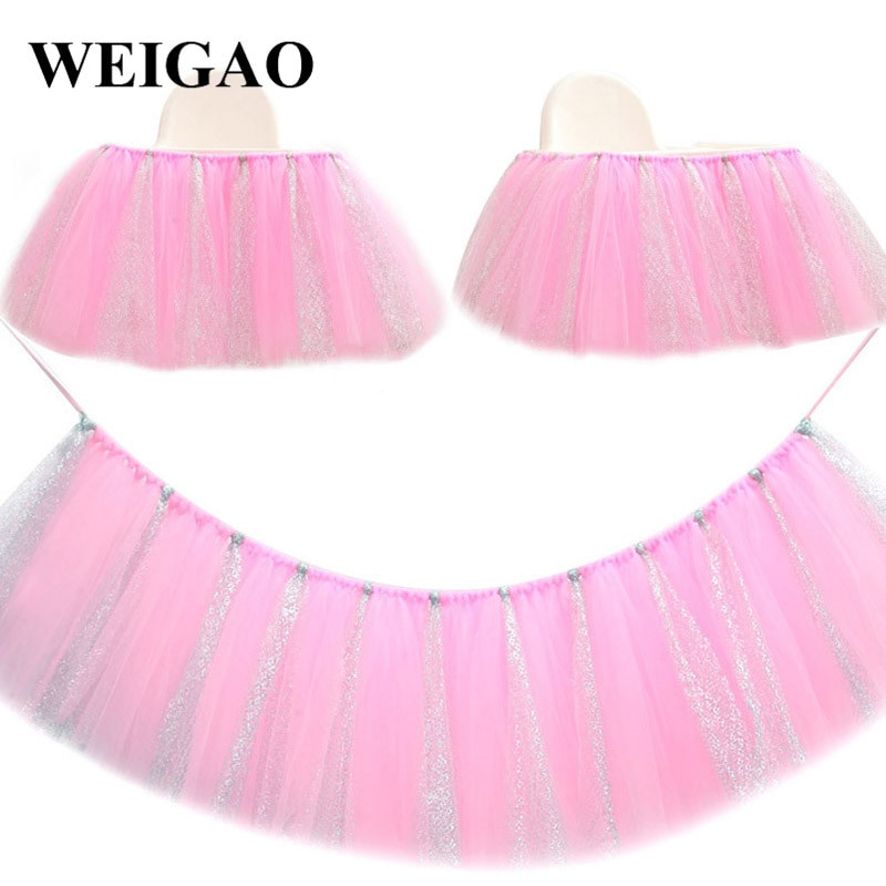 Best ideas about DIY Tulle Table Skirt
. Save or Pin WEIGAO 1Pcs Tulle Table Skirt DIY Tutu Tableware Skirt For Now.