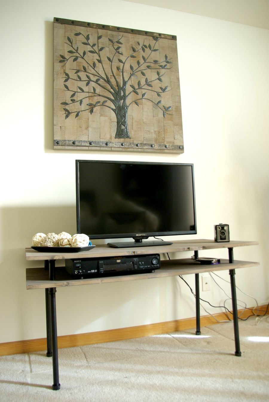 Best ideas about DIY Tv Cabinet
. Save or Pin DIY TV Stand A Blend Industrial Rustic And Modern Now.