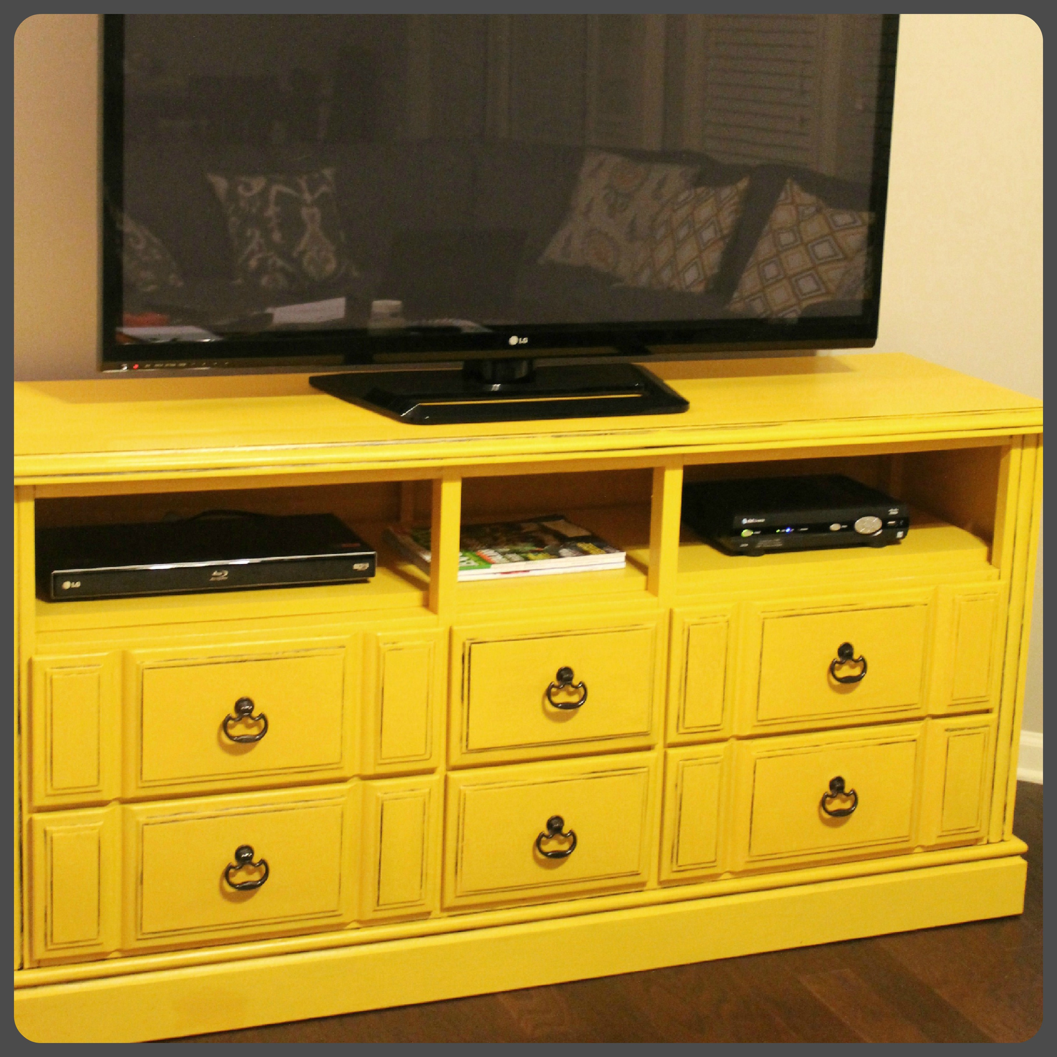 Best ideas about DIY Tv Consoles
. Save or Pin DIY Dresser turned TV Console with Tutorial • Domestic Now.