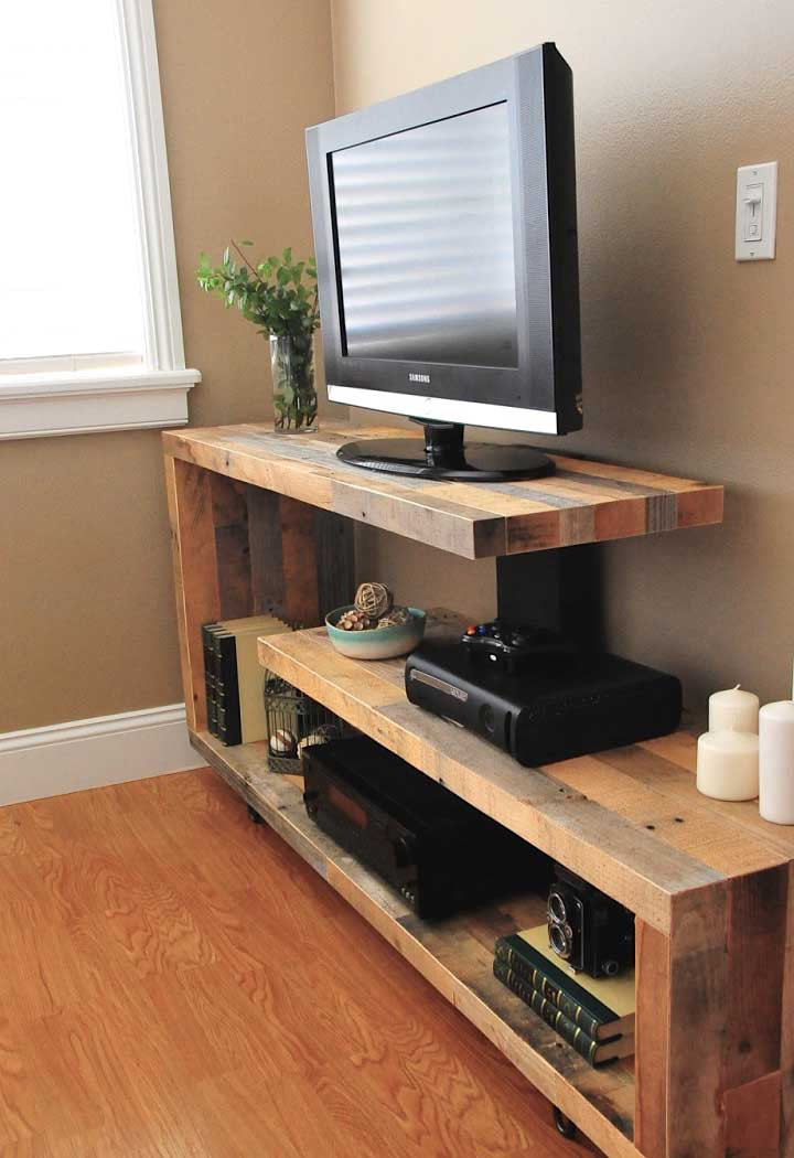 Best ideas about DIY Tv Consoles
. Save or Pin 50 Creative DIY TV Stand Ideas for Your Room Interior Now.