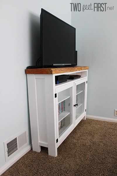 Best ideas about DIY Tv Consoles
. Save or Pin DIY TV Console TwoFeetFirst Now.