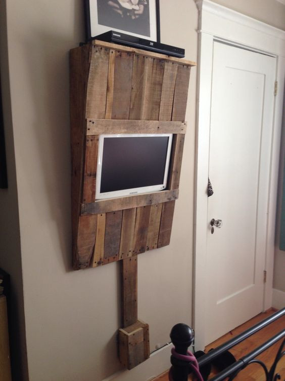 Best ideas about DIY Tv Mount
. Save or Pin DIY Wood Pallet TV Mount Now.
