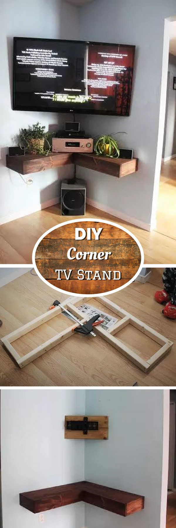 Best ideas about DIY Tv Mount Stand
. Save or Pin 21 DIY TV Stand Ideas for Your Weekend Home Project Now.