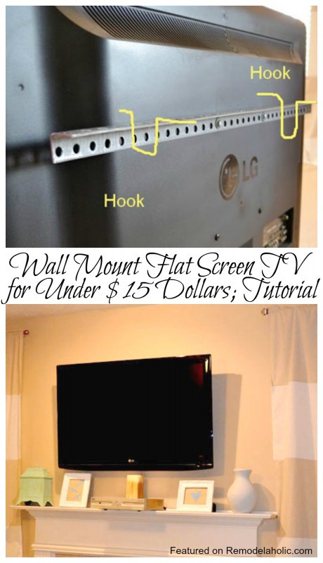 Best ideas about DIY Tv Mounts
. Save or Pin Remodelaholic Now.