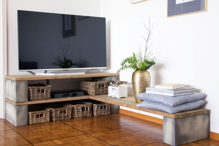 Best ideas about DIY Tv Stand Ideas
. Save or Pin 10 DIY TV Stand Ideas You Can Try at Home Now.