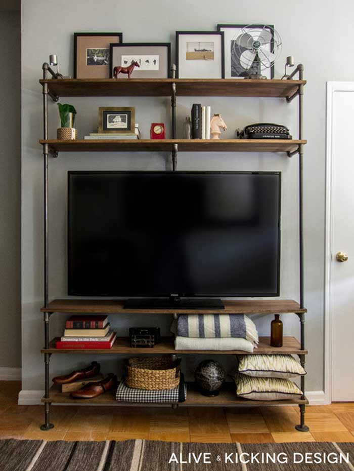 Best ideas about DIY Tv Stand Ideas
. Save or Pin 50 Creative DIY TV Stand Ideas for Your Room Interior Now.