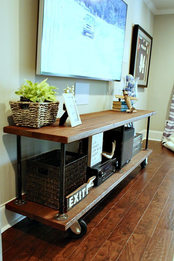 Best ideas about DIY Tv Table
. Save or Pin How to Build an Industrial Console Table Now.