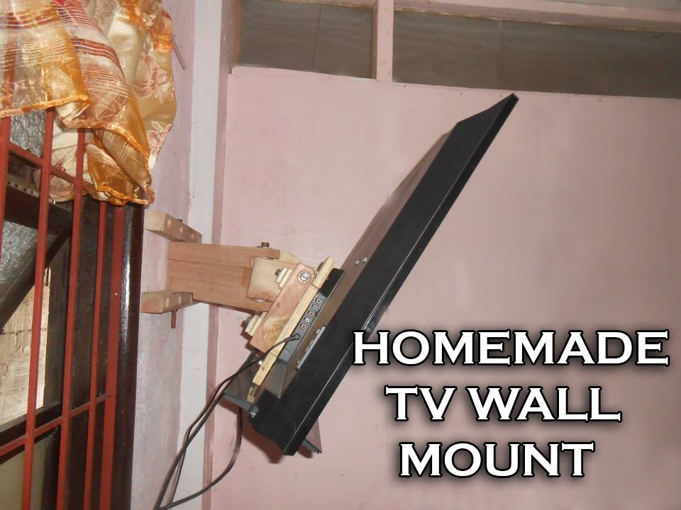 Best ideas about DIY Tv Wall Mount Swivel
. Save or Pin Homemade TV Wall Mount Now.