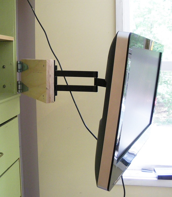Best ideas about DIY Tv Wall Mount Swivel
. Save or Pin Pratie Place My newest hack a tv swivel arm extension Now.