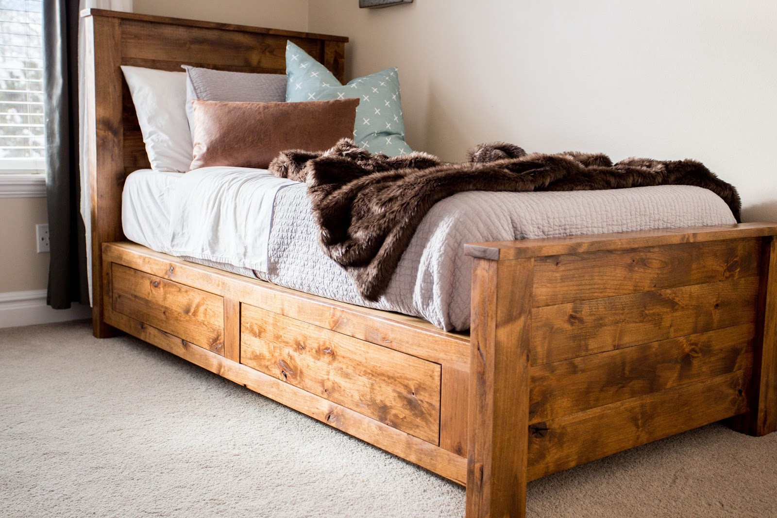 Best ideas about DIY Twin Bed Frame With Storage
. Save or Pin do it yourself divas DIY Twin Storage Bedframe Now.