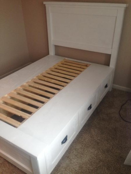 Best ideas about DIY Twin Bed Frame With Storage
. Save or Pin Ana White Now.